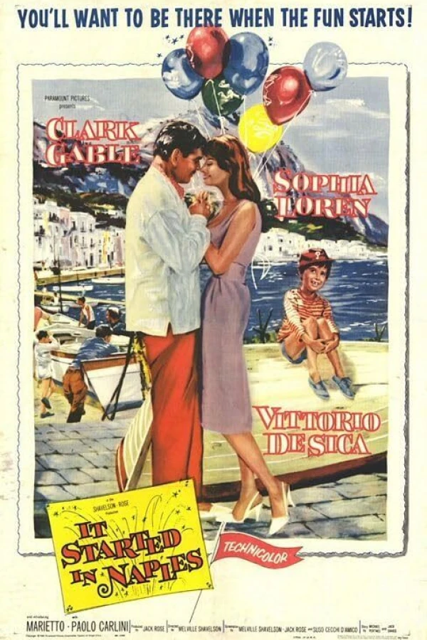 Det begyndte i Napoli Poster